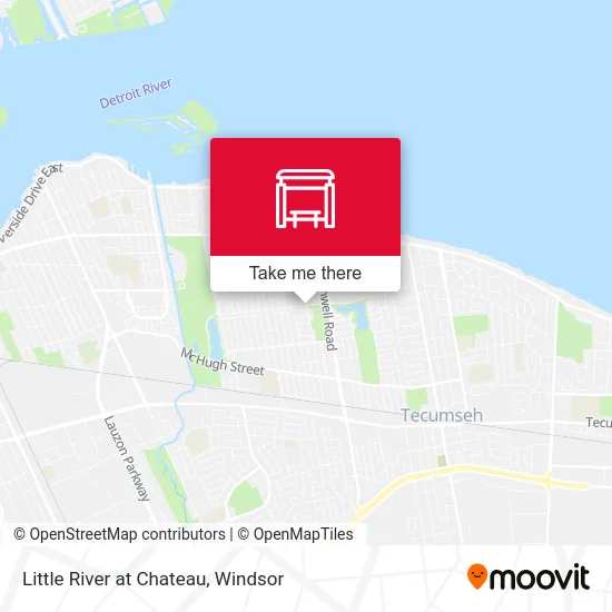 Little River at Chateau map