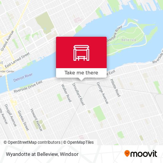Wyandotte at Belleview map