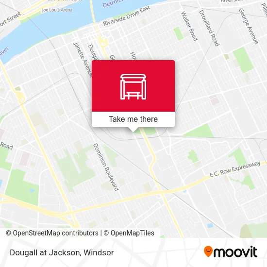 Dougall at Jackson map