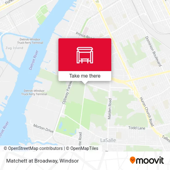 Matchett at Broadway map