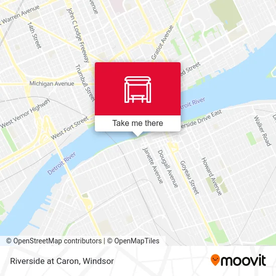 Riverside at Caron map