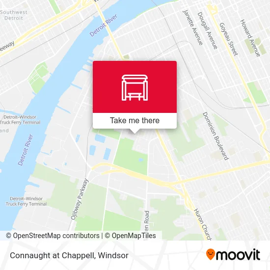 Connaught at Chappell map