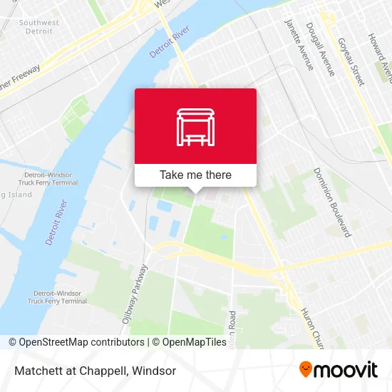 Matchett at Chappell map