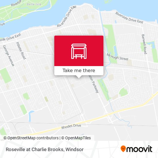 Roseville at Charlie Brooks map