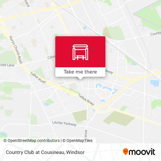 Country Club at Cousineau map