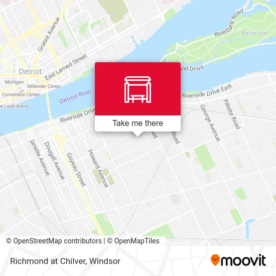 Richmond at Chilver map