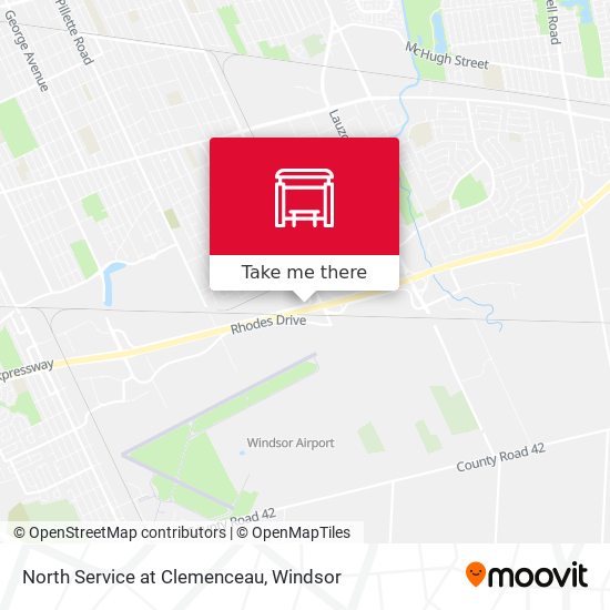 North Service at Clemenceau plan