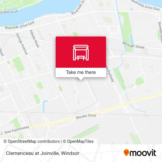 Clemenceau at Joinville map