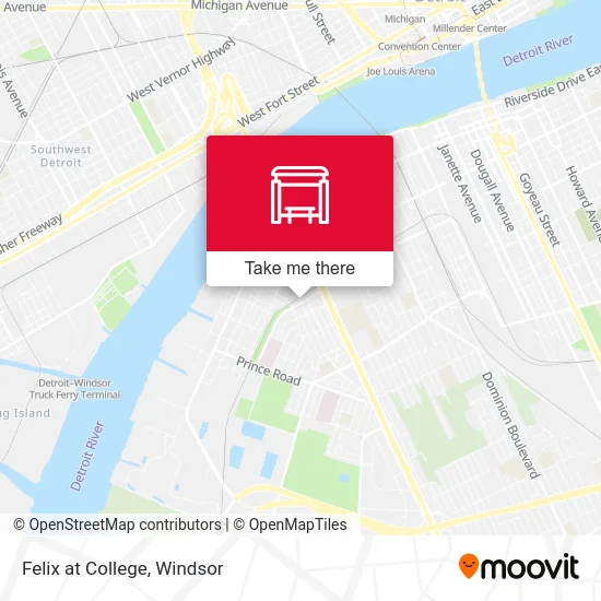 Felix at College map