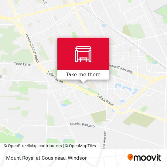 Mount Royal at Cousineau map