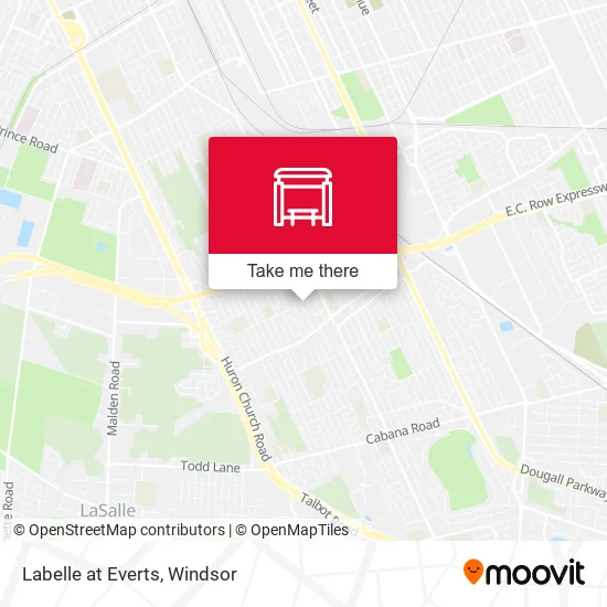 Labelle at Everts map