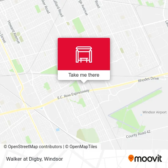 Walker at Digby map