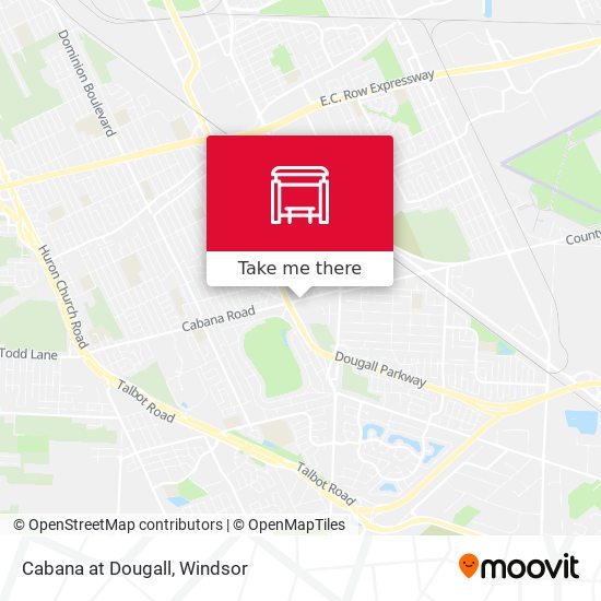 Cabana at Dougall map