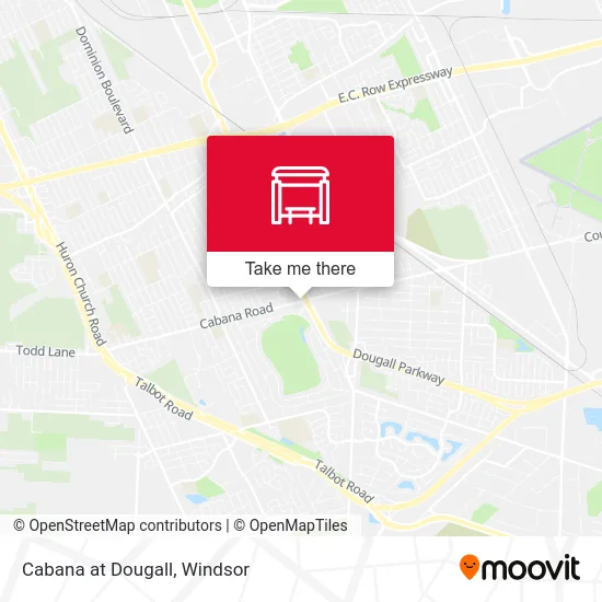 Cabana at Dougall map