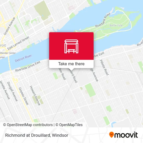 Richmond at Drouillard map