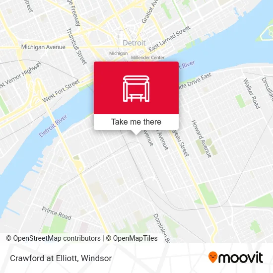 Crawford at Elliott map