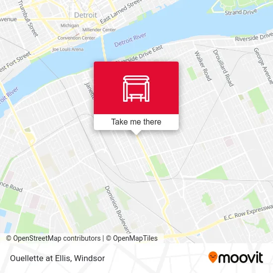 Ouellette at Ellis map