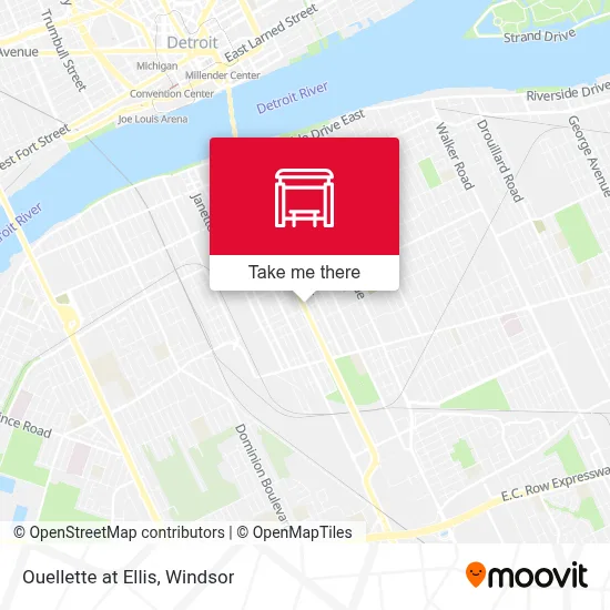 Ouellette at Ellis map