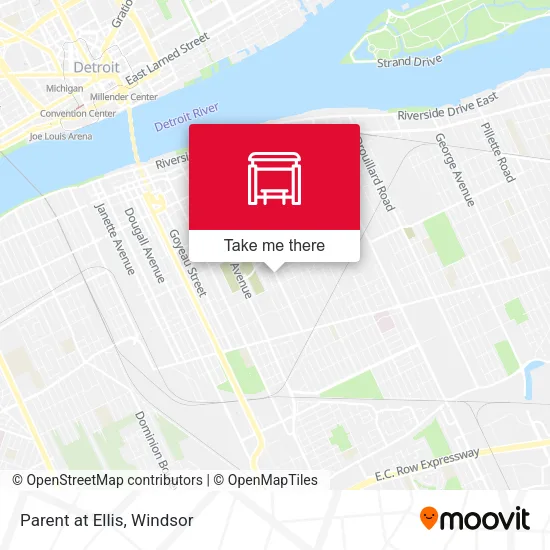 Parent at Ellis map
