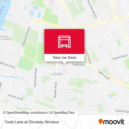 Todd Lane at Elmdale map