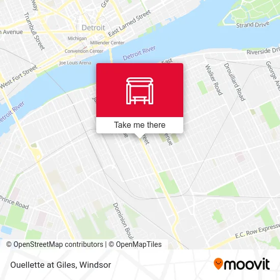 Ouellette at Giles map