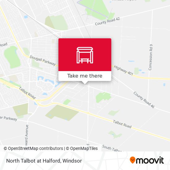 North Talbot at Halford map