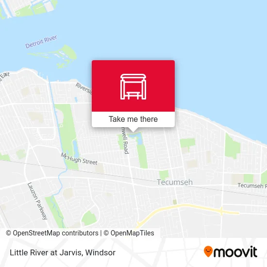 Little River at Jarvis map