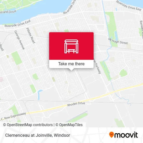 Clemenceau at Joinville map