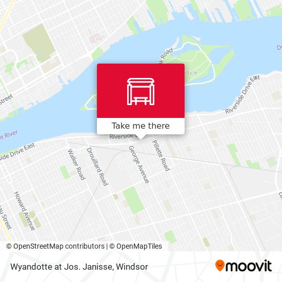 Wyandotte at Jos. Janisse map