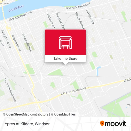 Ypres at Kildare map