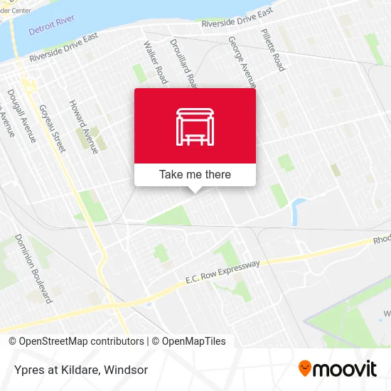 Ypres at Kildare map