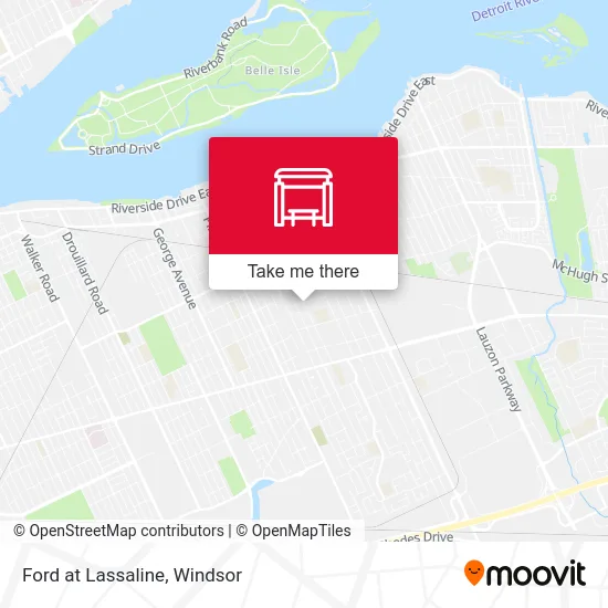 Ford at Lassaline map