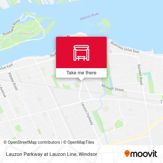 Lauzon Parkway at Lauzon Line map