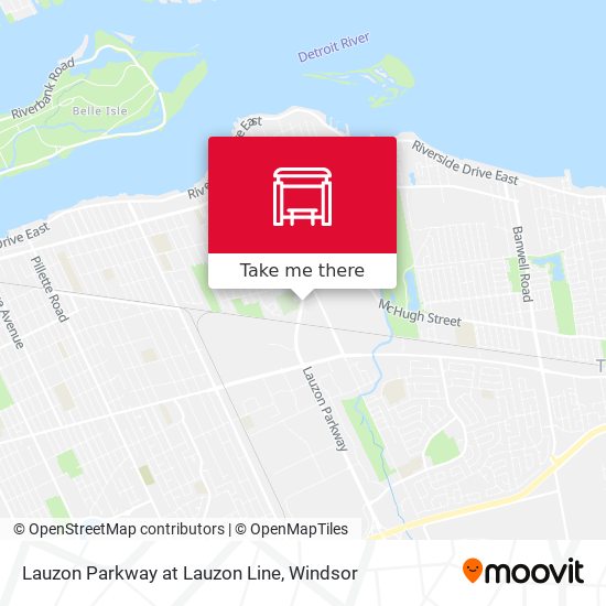 Lauzon Parkway at Lauzon Line map