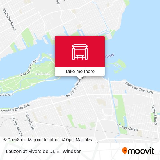 Lauzon at Riverside Dr. E. map