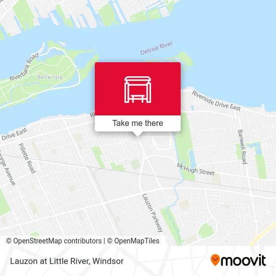 Lauzon at Little River map