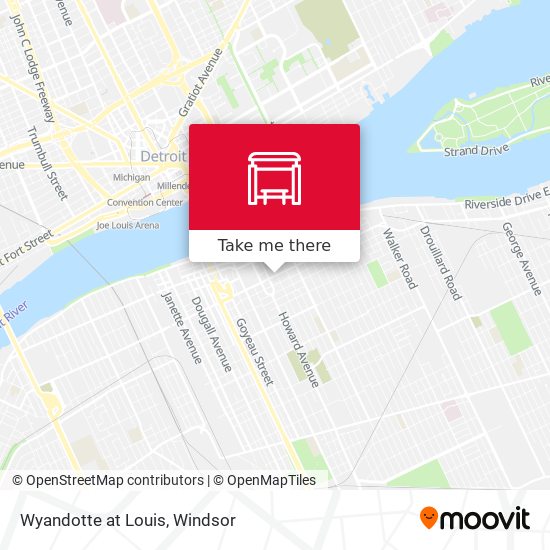 Wyandotte at Louis map