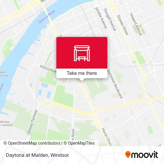 Daytona at Malden map