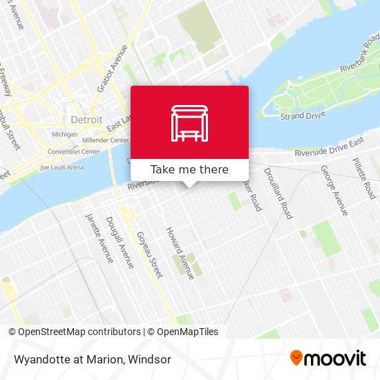 Wyandotte at Marion map