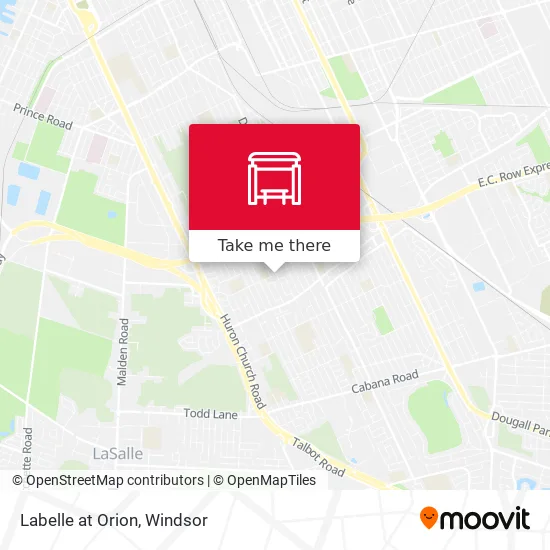 Labelle at Orion map