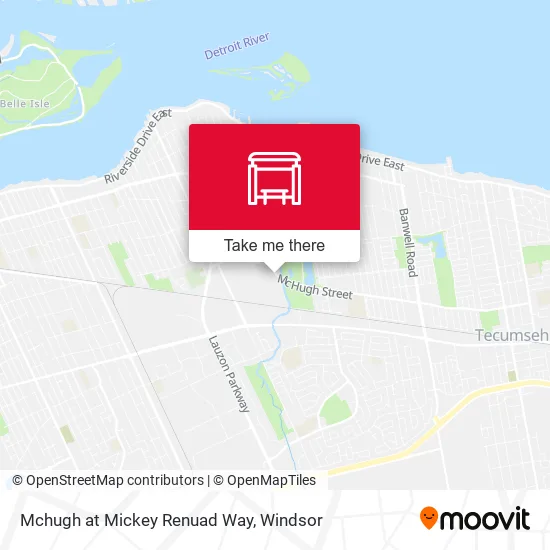 Mchugh at Mickey Renuad Way map