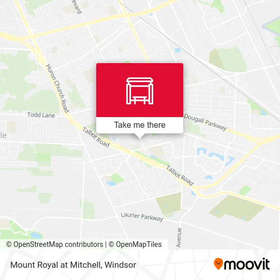 Mount Royal at Mitchell map