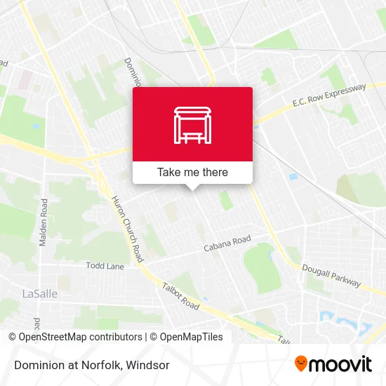 Dominion at Norfolk map