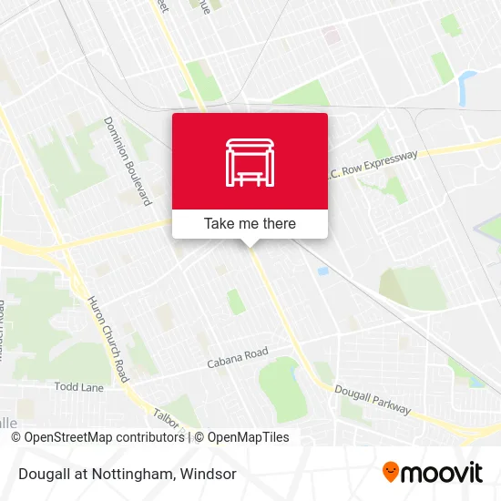 Dougall at Nottingham map