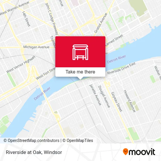 Riverside at Oak map