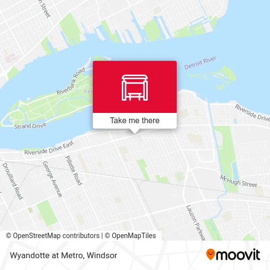 Wyandotte at Metro map