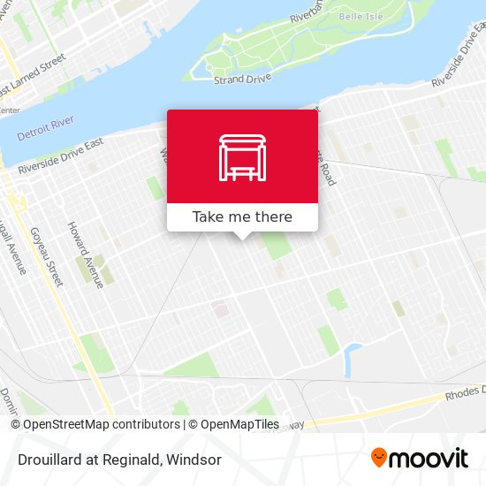 Drouillard at Reginald map