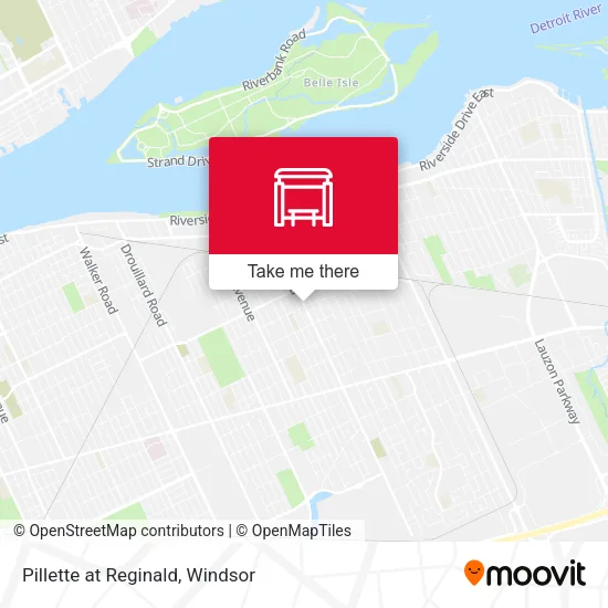 Pillette at Reginald map