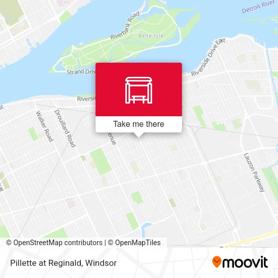 Pillette at Reginald map