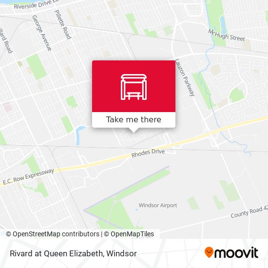 Rivard at Queen Elizabeth map